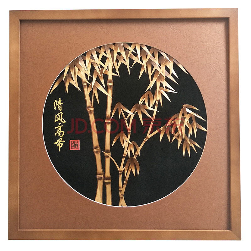 清風(fēng)高節(jié) 姚玉娥麥稈畫(huà)藝術(shù)珍品賞析